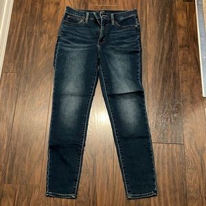 High rise skinny jean